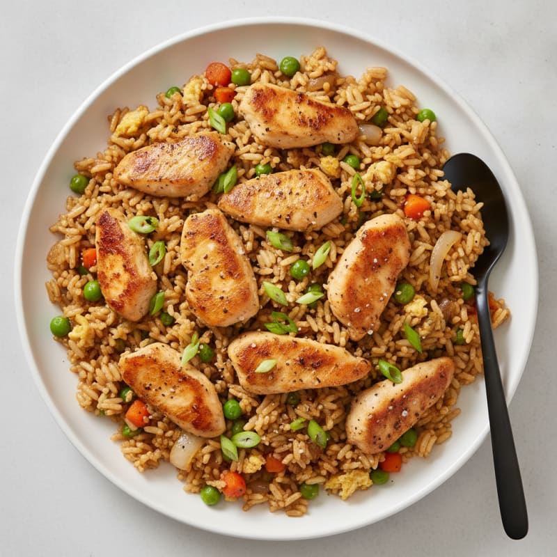 Savory Chicken and Vegetable Fried Rice