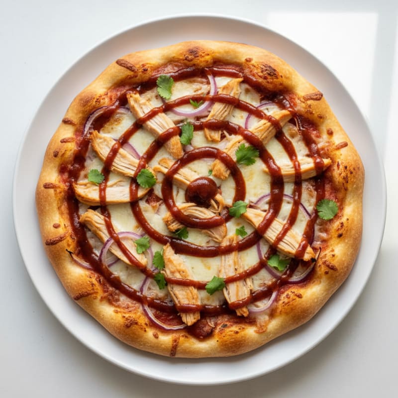 High-Protein BBQ Chicken Pizza