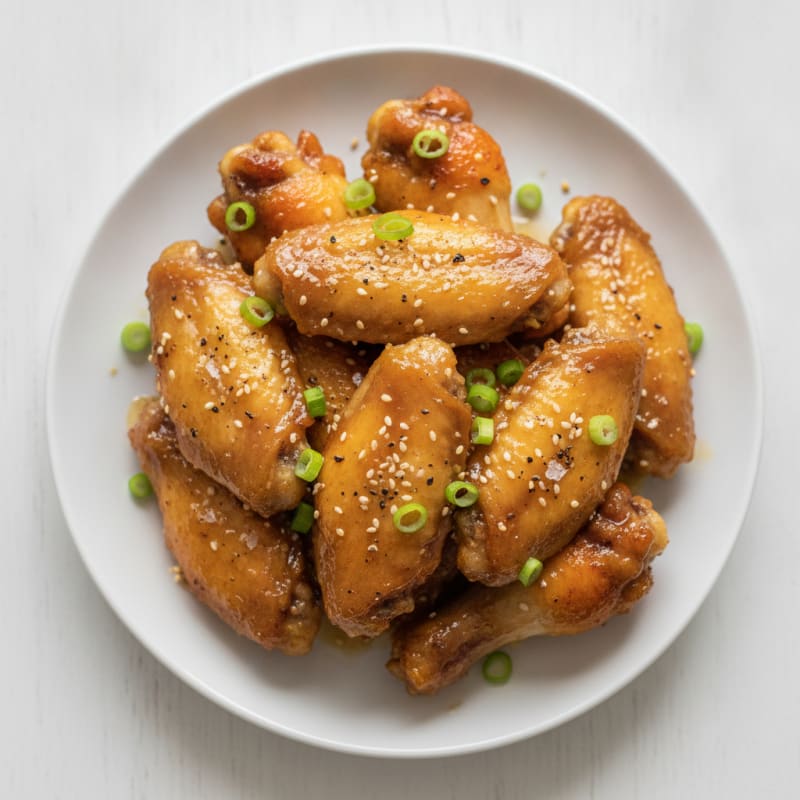 Baked Honey-Garlic Chicken Wings