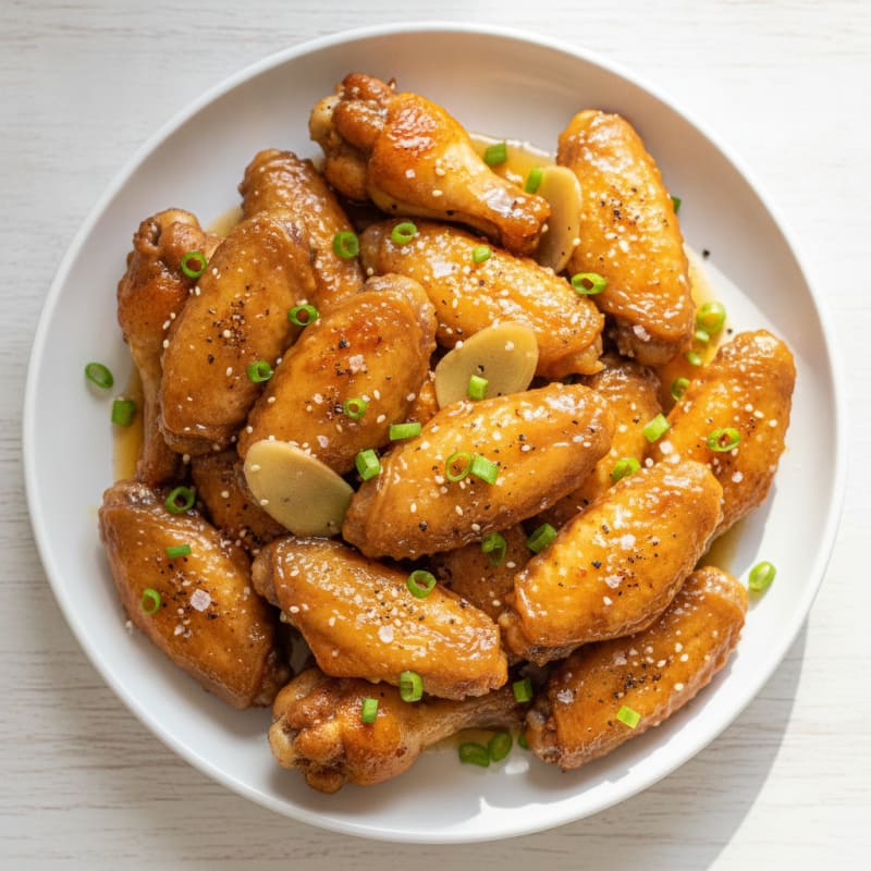 Honey-Garlic Glazed Chicken Wings