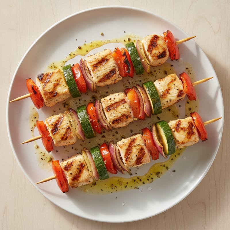 Chicken and Veggie Skewers
