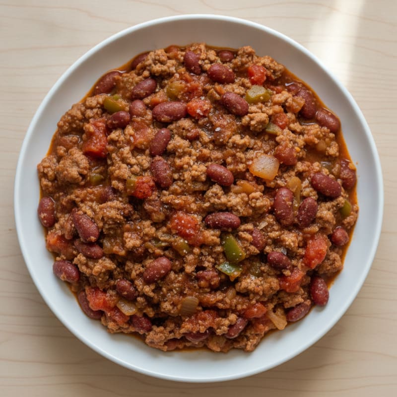 Slow Cooker Hearty Beef and Bean Chili