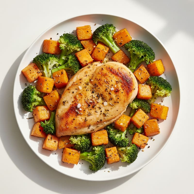 Tender Garlic-Herb Roasted Chicken