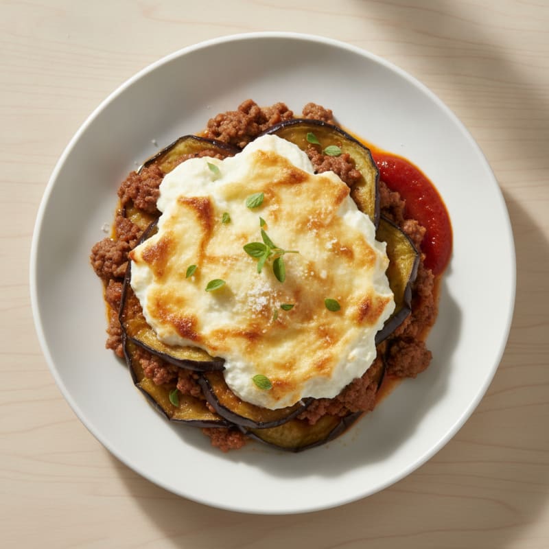 Classic Beef and Eggplant Moussaka