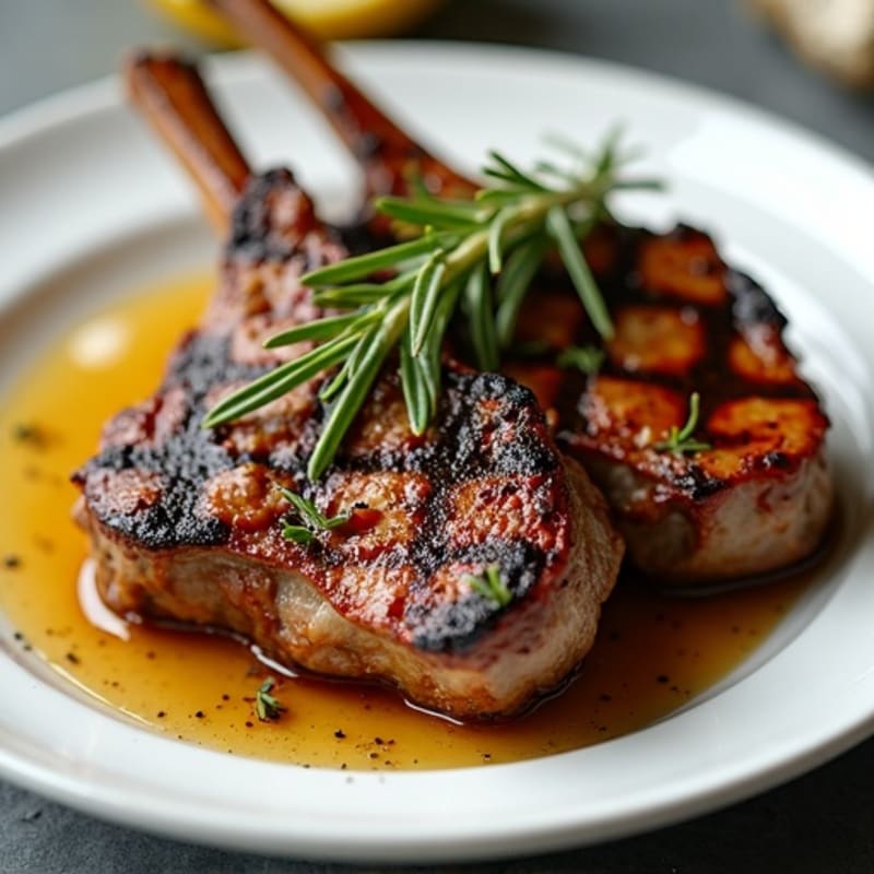 Rosemary-Garlic Grilled Lamb Chops