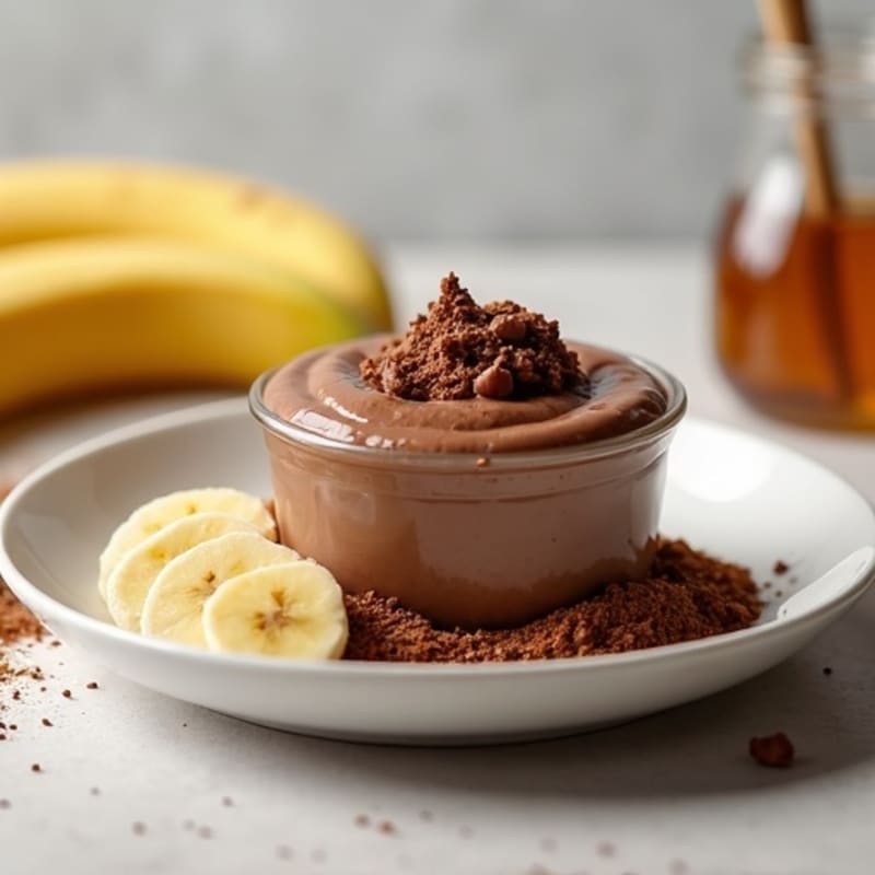Silky Chocolate Protein Pudding with Greek Yogurt