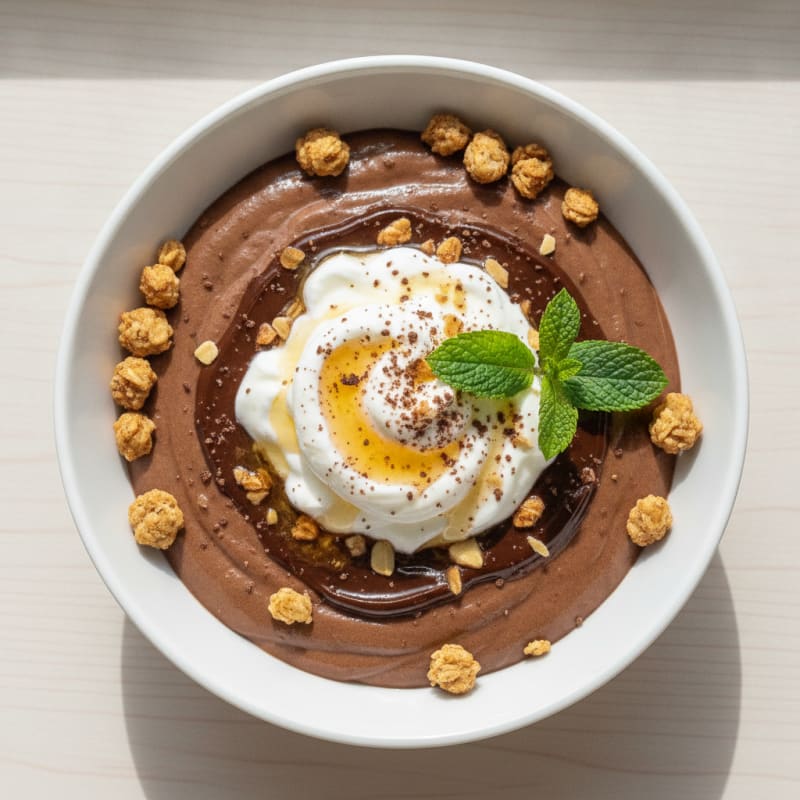 Silky Chocolate Protein Pudding