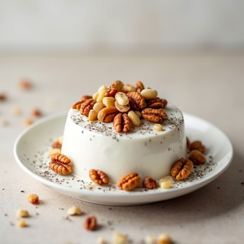Greek Yogurt with Mixed Nuts and Chia Seeds