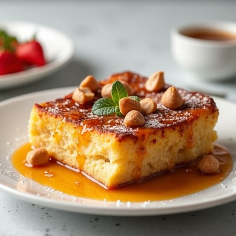 Protein-Rich Vanilla Bean French Toast Bake