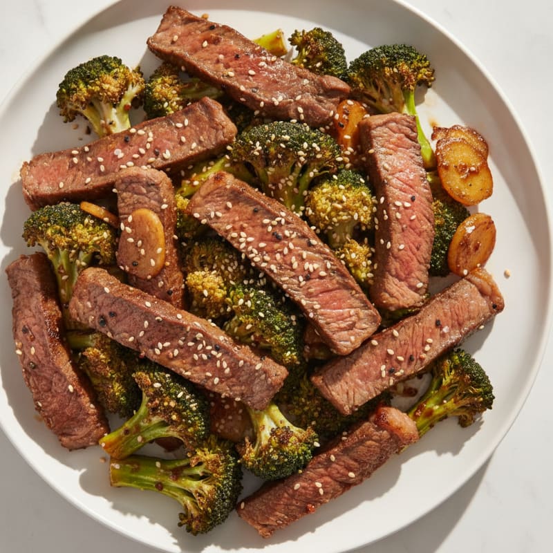 Sesame Beef & Broccoli Stir-Fry