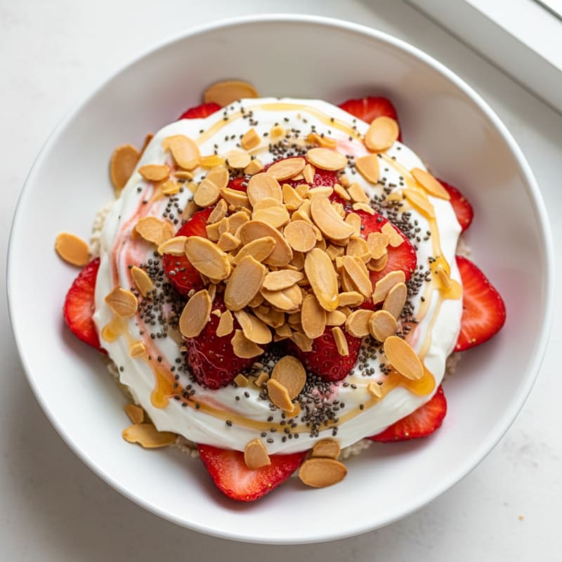 Creamy Greek Yogurt Protein Parfait with Berries