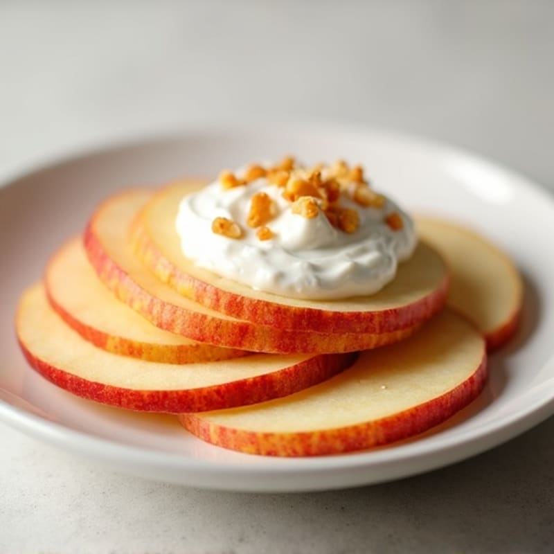 Crisp Apple Slices with Creamy Almond Butter