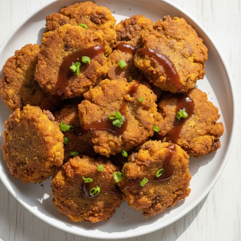 Sweet Plantain and Turkey Fritters