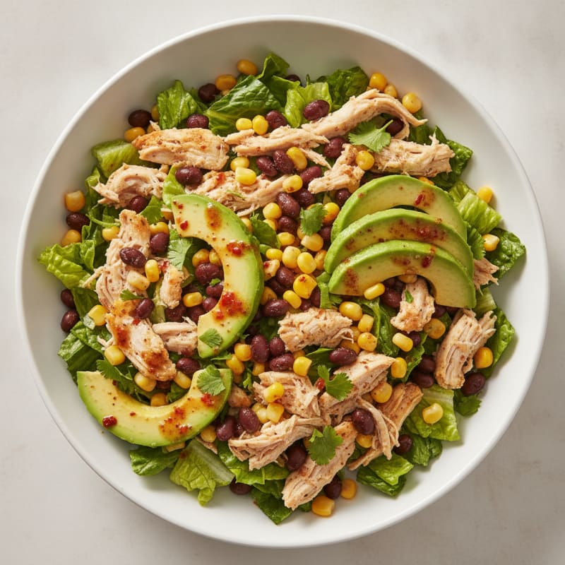 Southwest Chicken Salad with Avocado