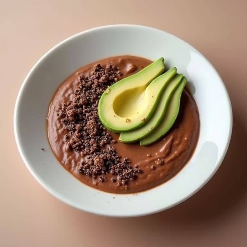 Silky Chocolate Protein Pudding with Chia Seeds