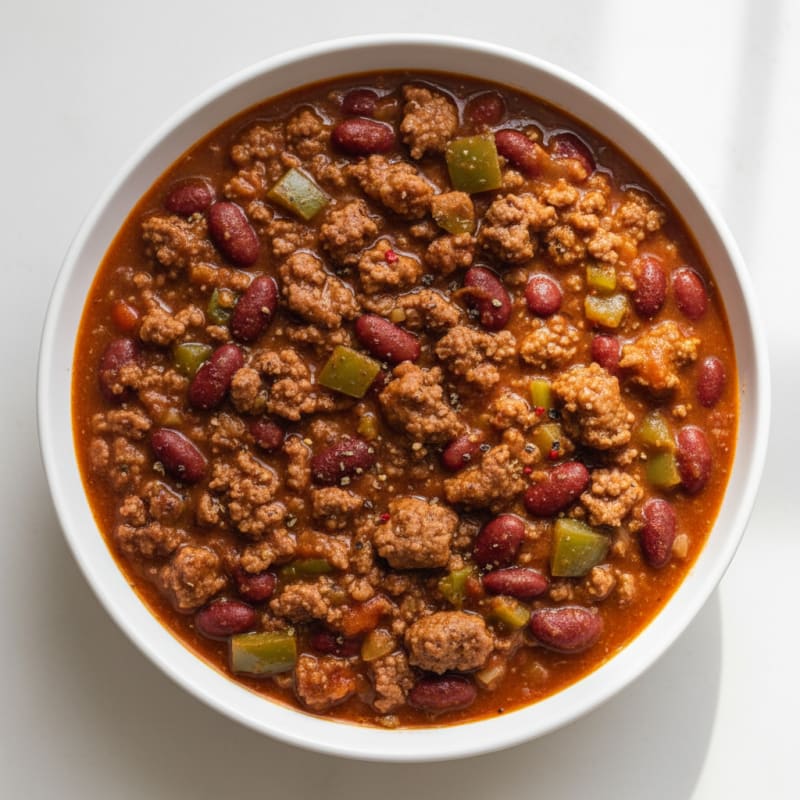 Hearty Slow Cooker Beef Chili