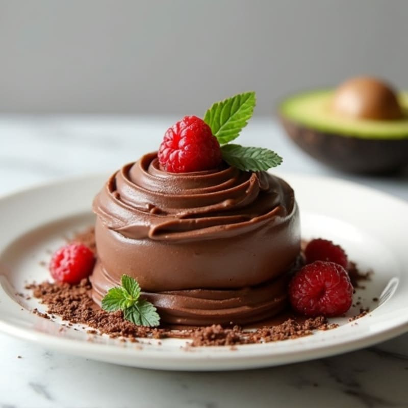 Creamy Dark Chocolate Avocado Mousse