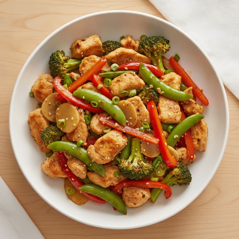 Ginger-Garlic Chicken Stir-Fry