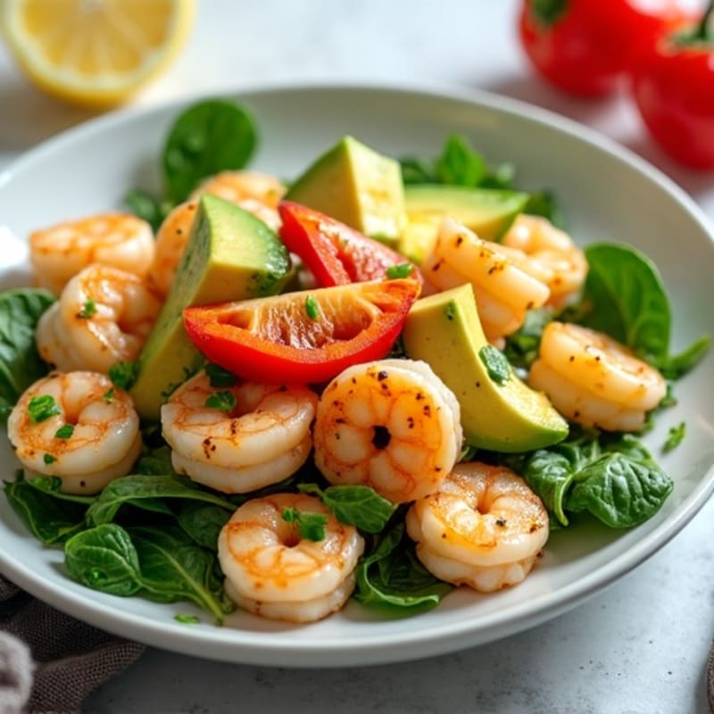 Fresh Citrus Marinated Shrimp with Creamy Avocado