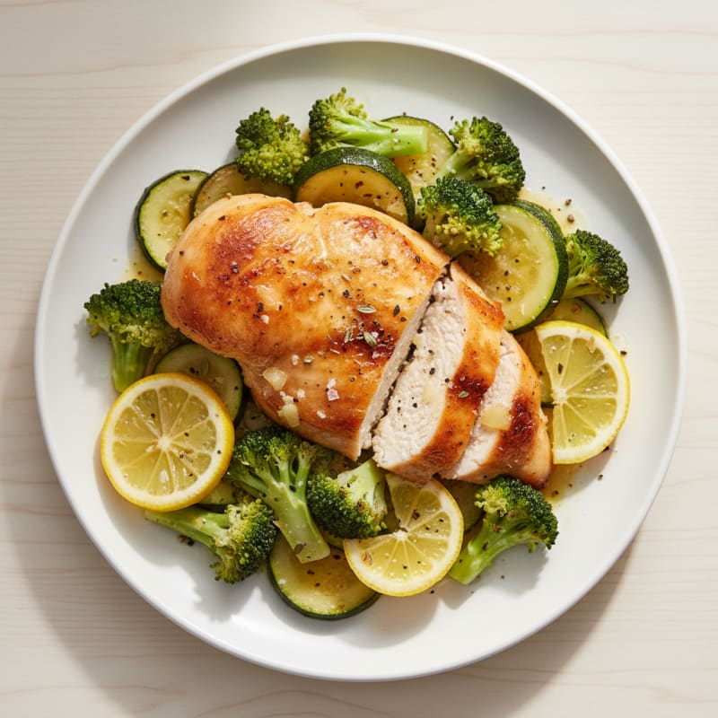 Lemon Herb Chicken and Roasted Vegetables
