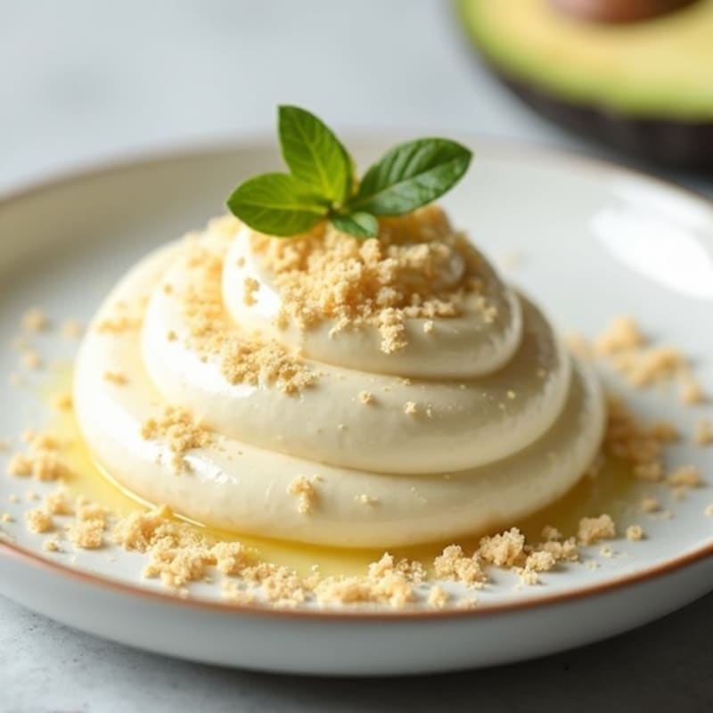Whipped Cottage Cheese and Vanilla Protein Mousse