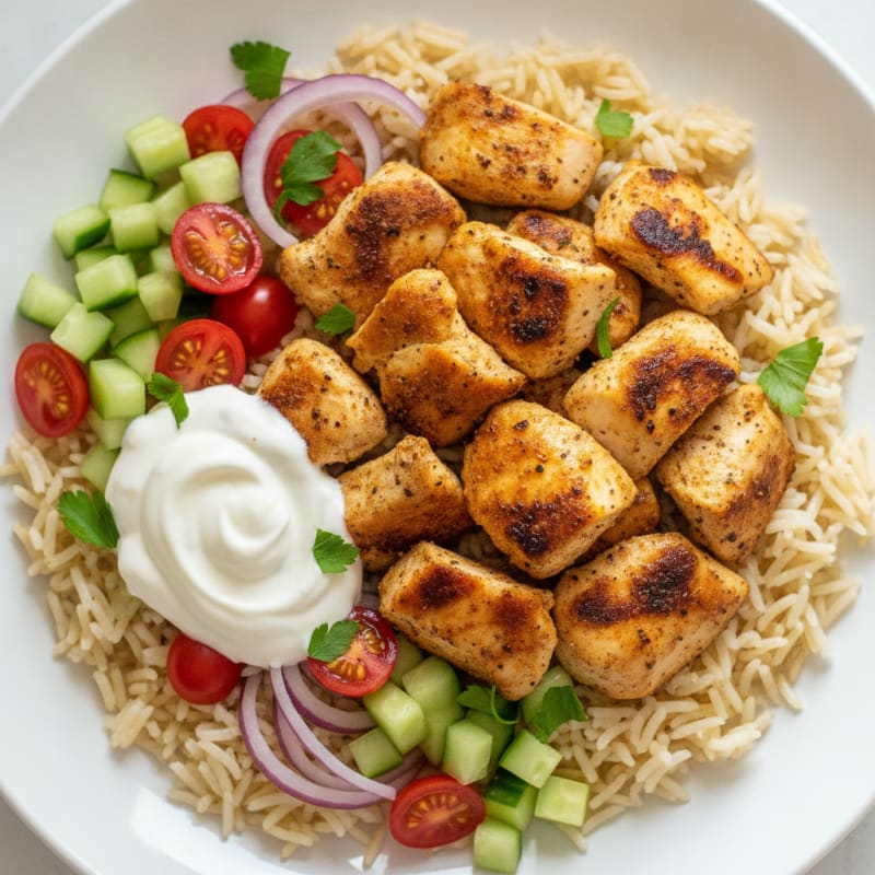 Chicken Shawarma Rice Bowl