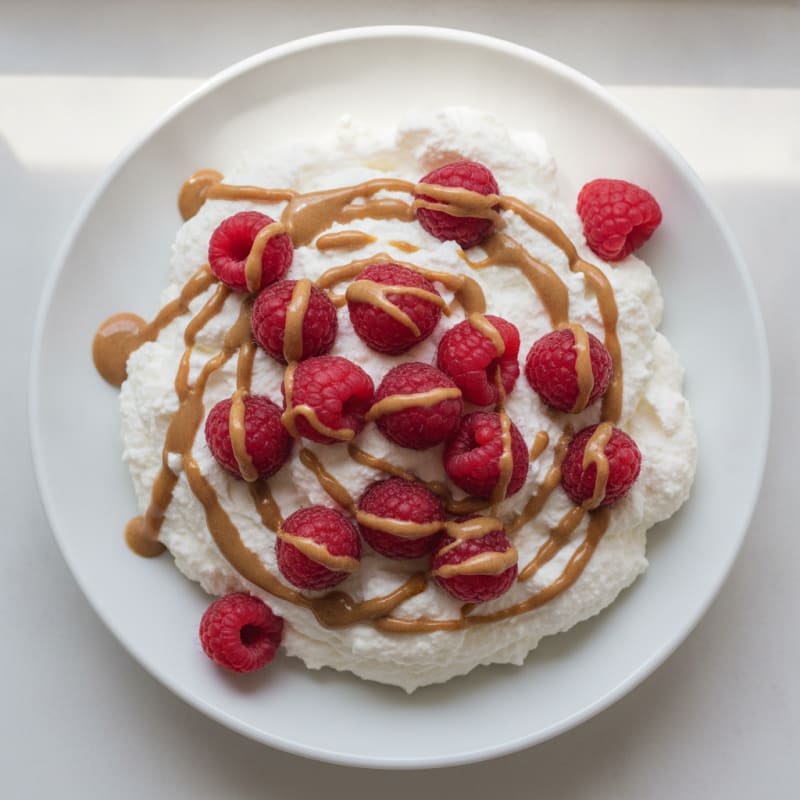 Silky Greek Yogurt Protein Mousse with Berries