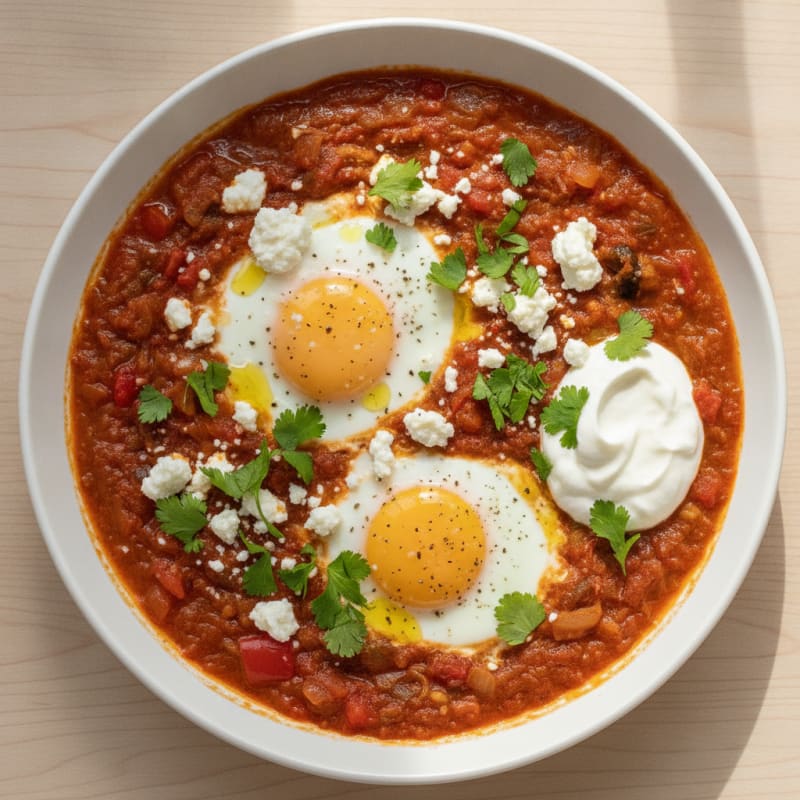 Shakshuka with Feta and Herbs