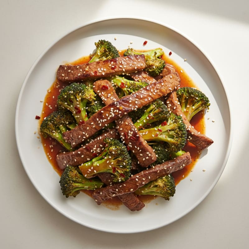 Sesame Beef and Broccoli Stir-Fry