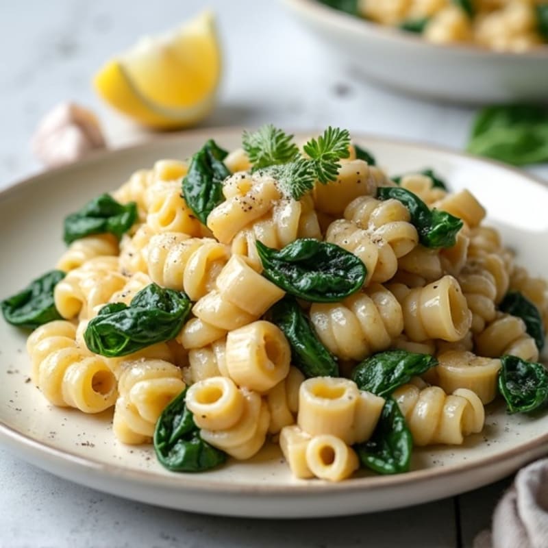 Creamy Chicken and Spinach Pasta