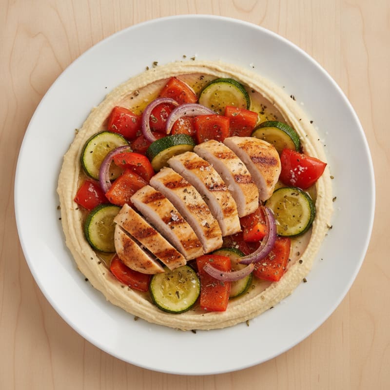 Mediterranean Hummus Platter