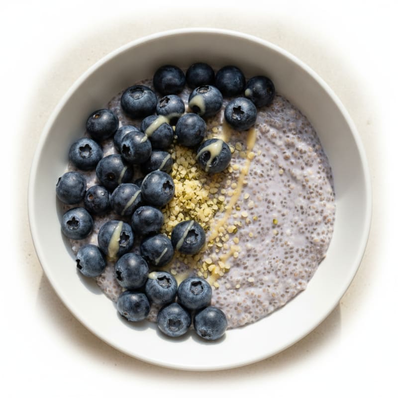 Blueberry Chia Seed Pudding