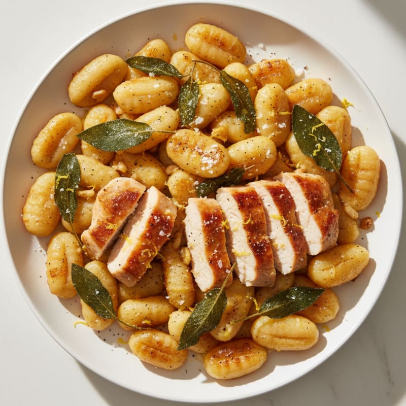 Creamy Ricotta Gnocchi with Sage Butter