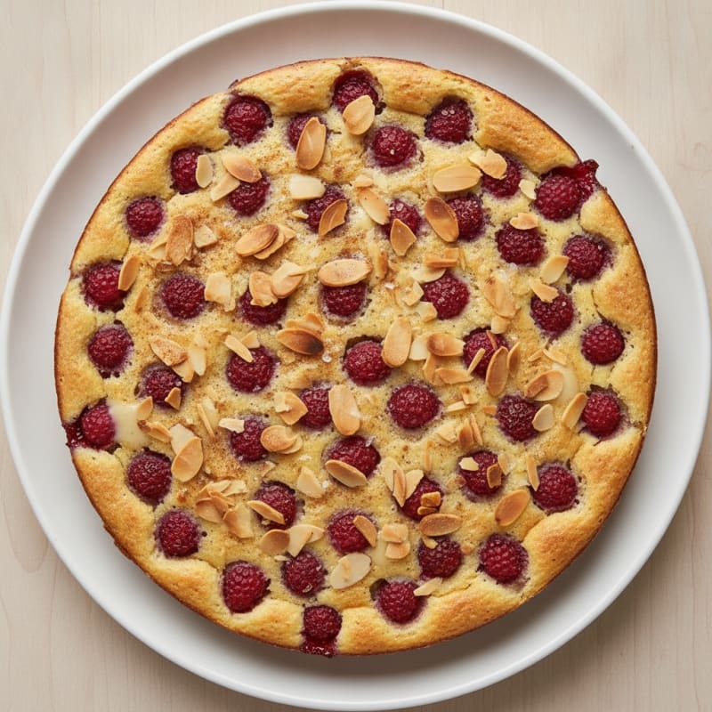 Ricotta Berry Bake with Toasted Almonds