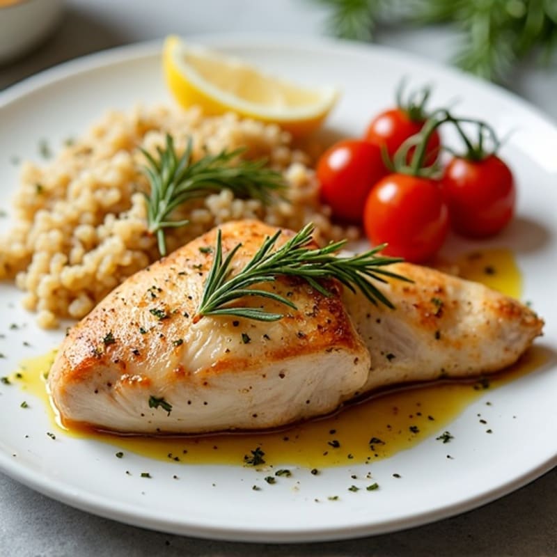 Mediterranean Herb-Roasted Chicken with Lemon
