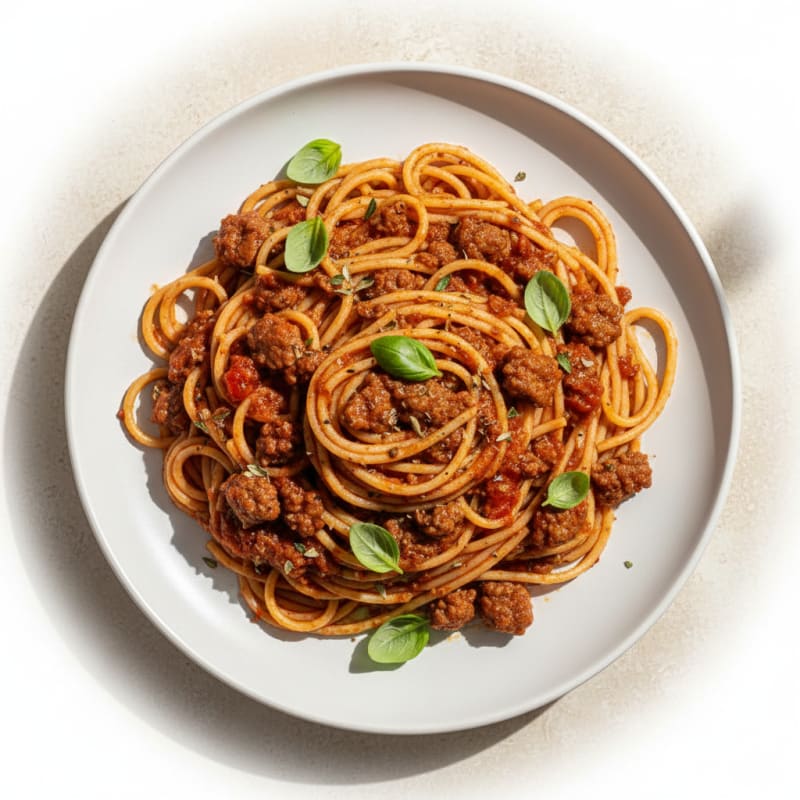 Tender Beef Marinara Spaghetti