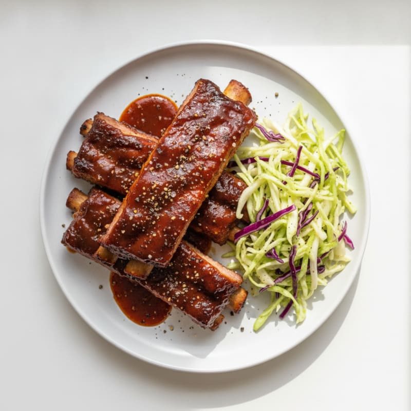 Sticky BBQ Baby Back Ribs