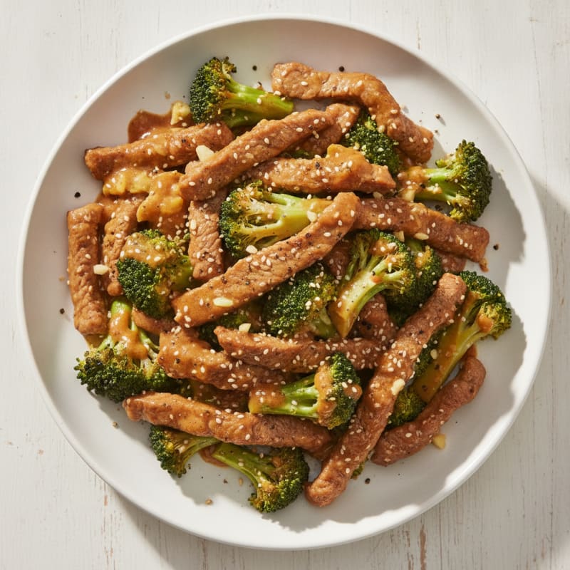 Sesame Beef and Broccoli Stir-Fry