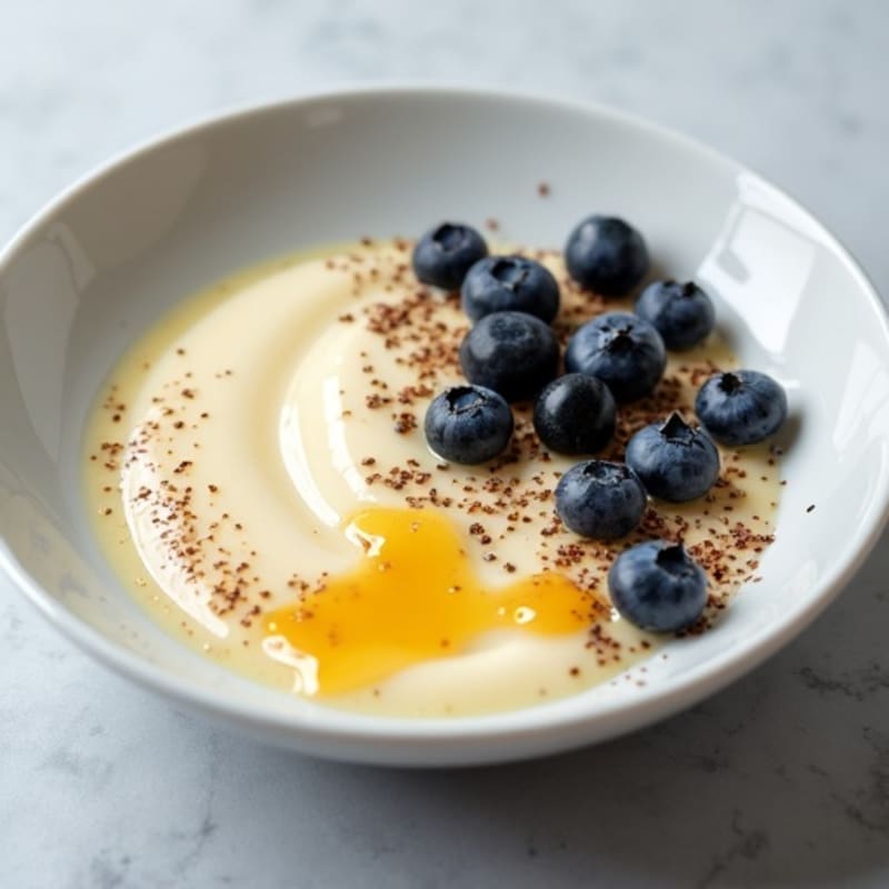 Protein-Packed Vanilla Bean Greek Yogurt Custard