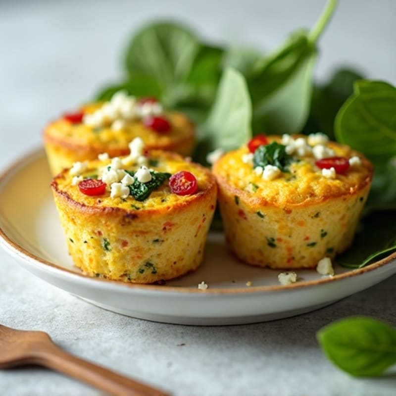Spinach and Feta Egg Muffins