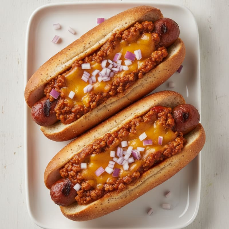 Classic Chili Cheese Hot Dogs