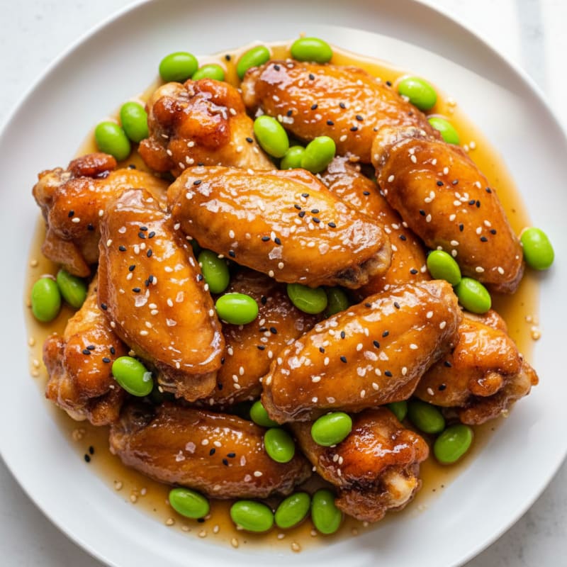 Honey-Garlic Glazed Chicken Wings