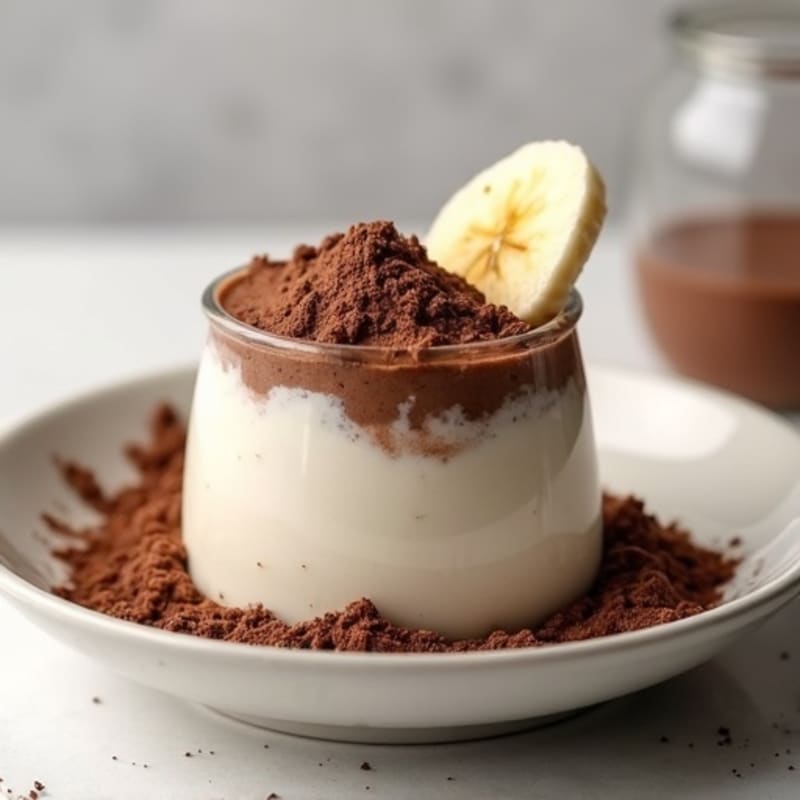 Silky Chocolate Protein Pudding with Greek Yogurt