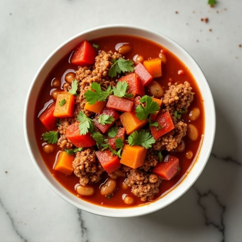 Lean Ground Turkey and Hearty Vegetable Chili