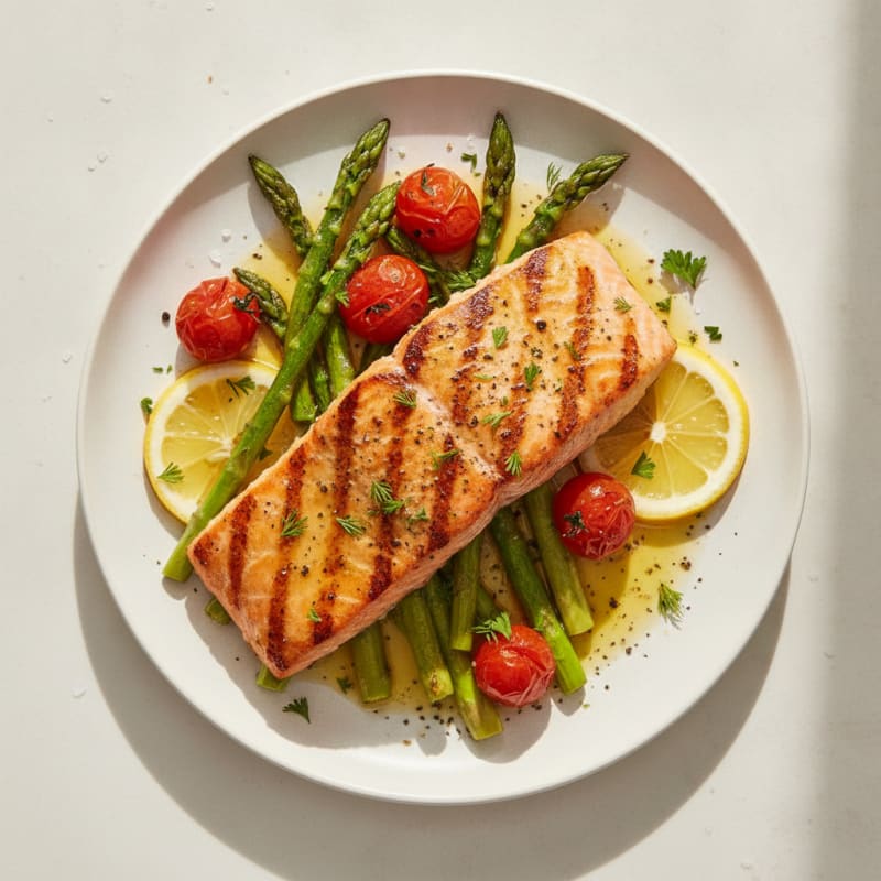 Lemon Herb Grilled Salmon