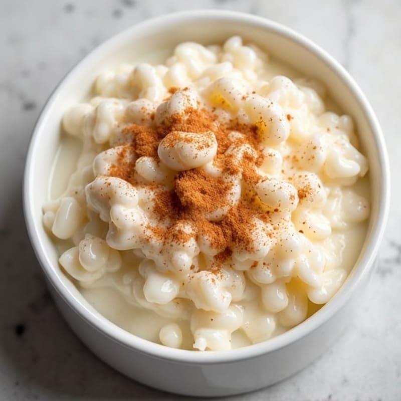 Creamy Protein Rice Pudding with Whey and Greek Yogurt
