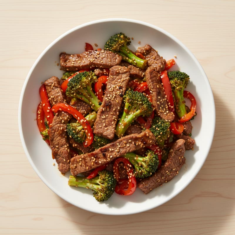Tender Sesame-Ginger Beef Stir-Fry