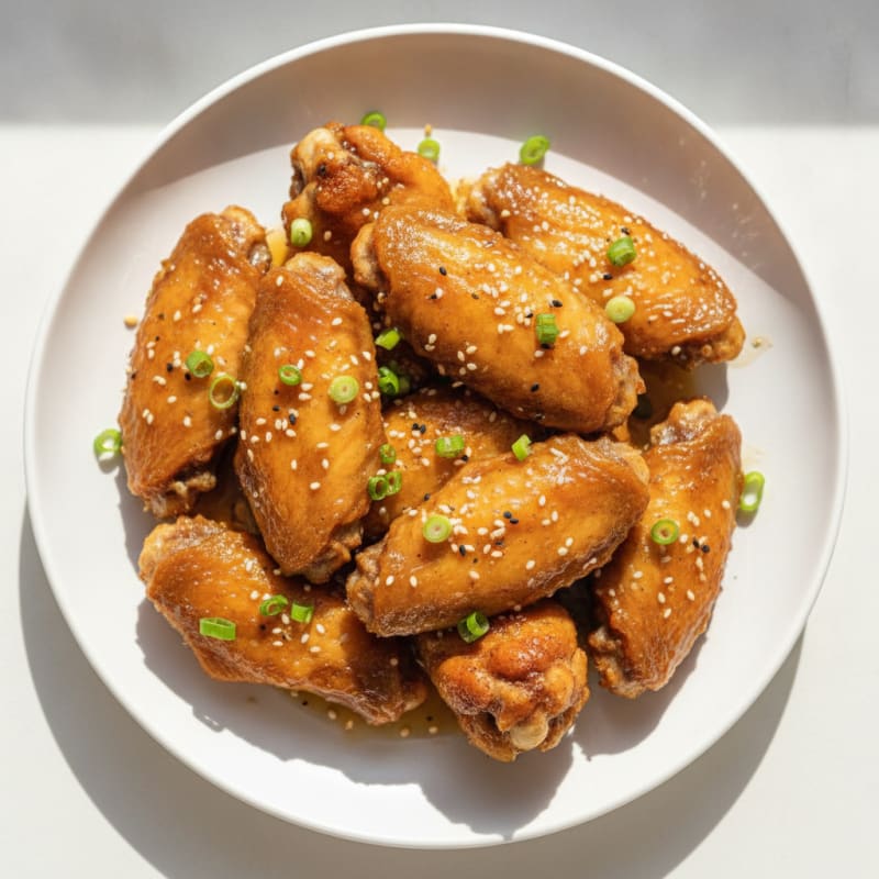 Honey-Garlic Glazed Chicken Wings