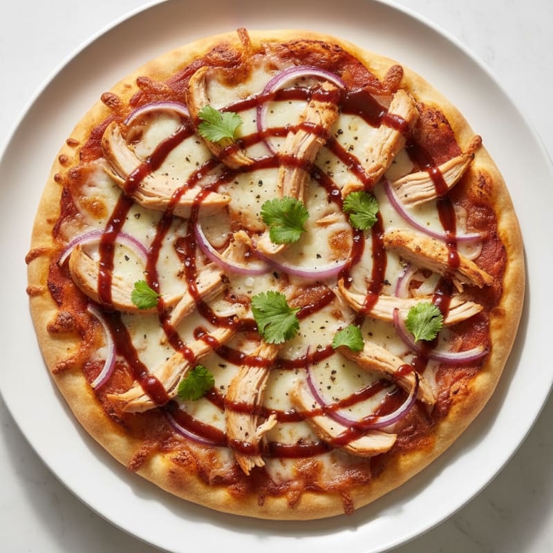 High-Protein BBQ Chicken Pizza
