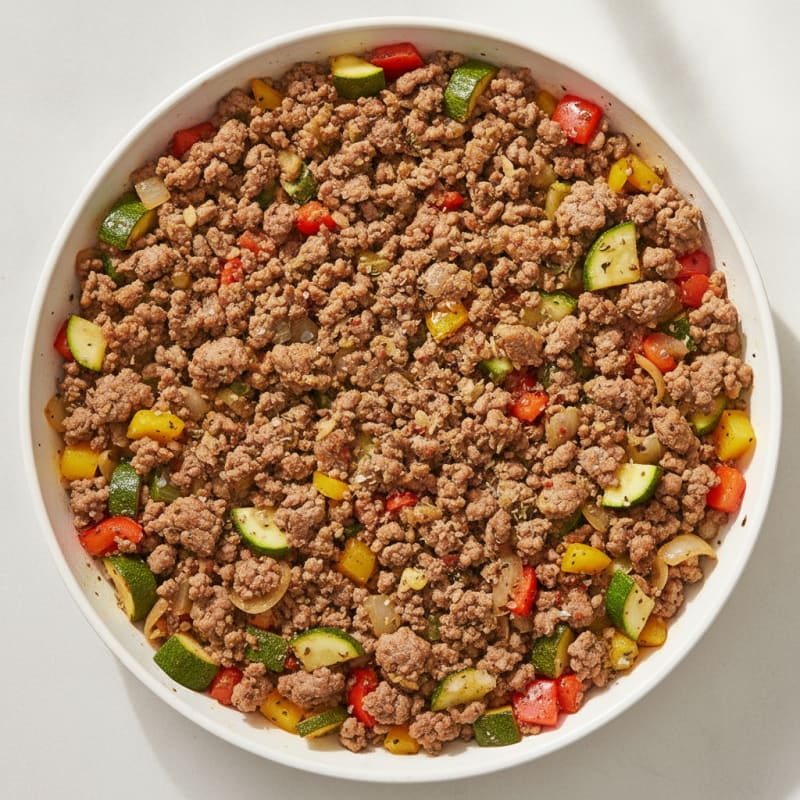 Ground Beef and Vegetable Skillet